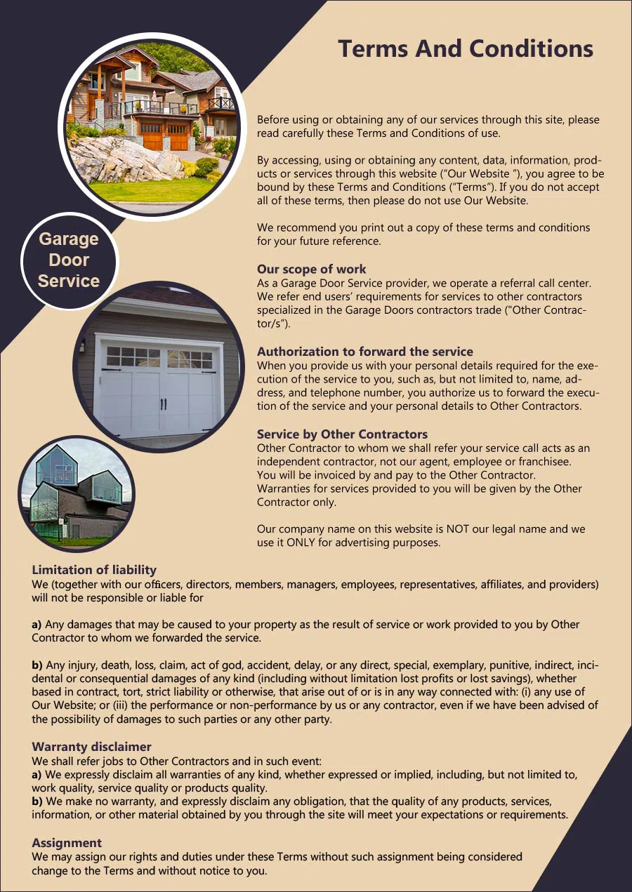 Garage Door Mobile Service Houston, TX 713-987-3989